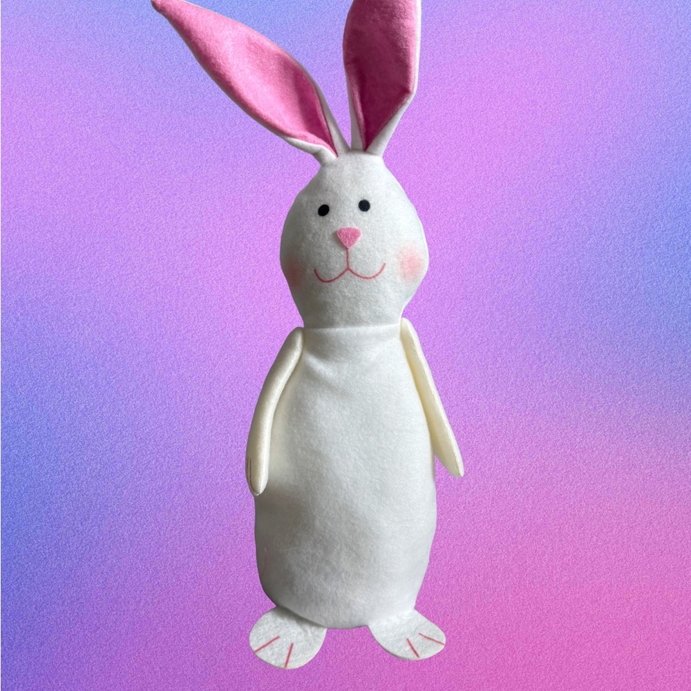 Plush Easter Bunny Decor